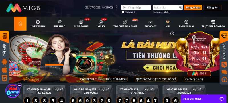 Kho game phong phú chỉ có tại mig8vn com