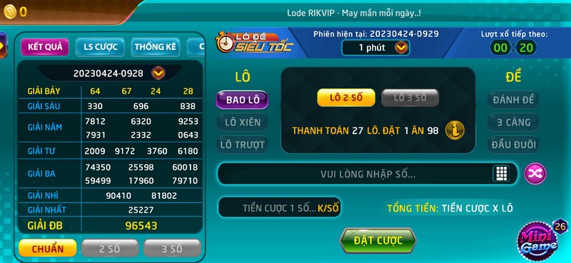 Lô đề Rikvip - Tựa game hấp dẫn có tỷ lệ đổi thưởng cao 3 Hướng dẫn cách chơi Lô đề Rikvip ăn ngay